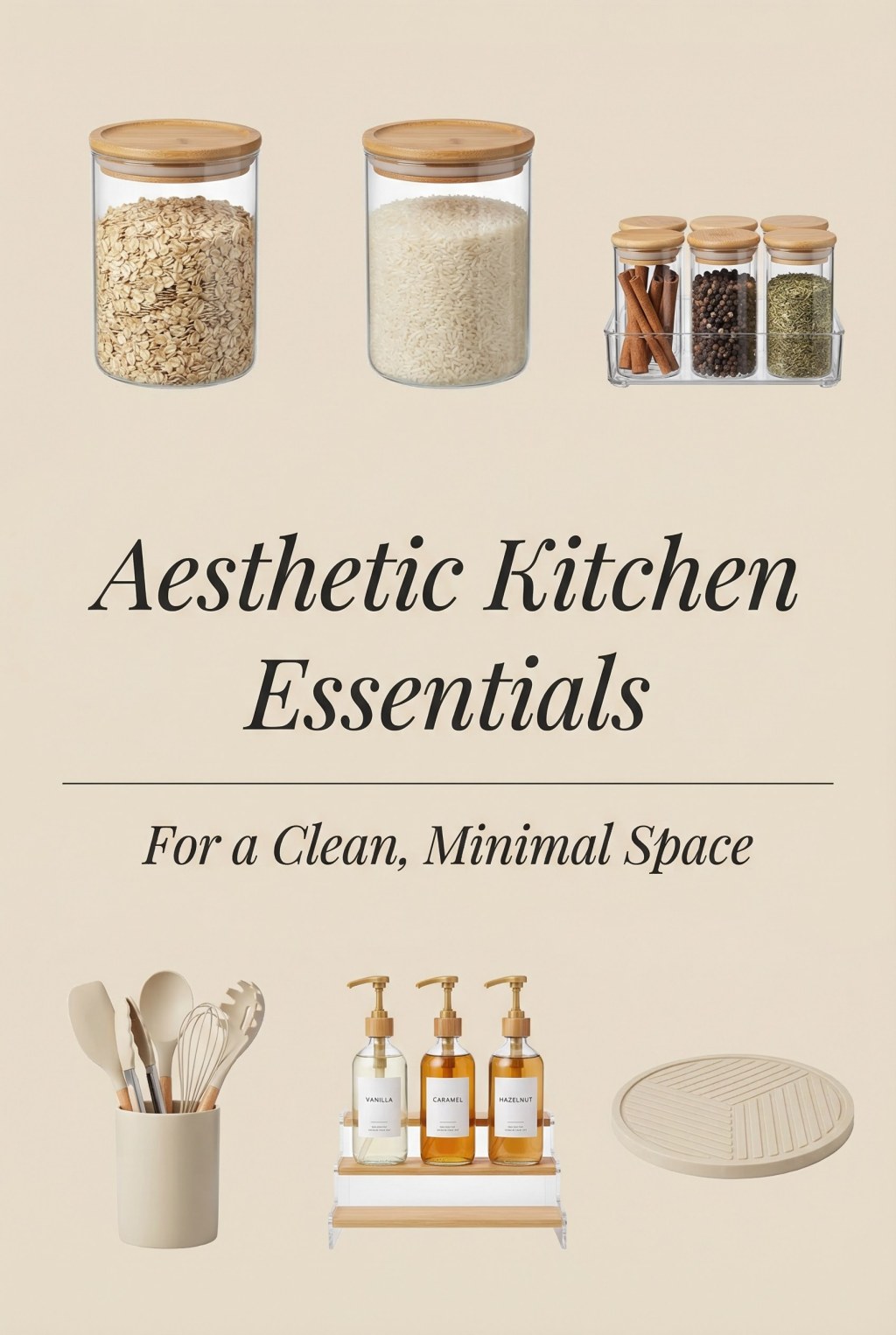 Aesthetic Kitchen Essentials for a Clean, Minimal&nbsp;Space