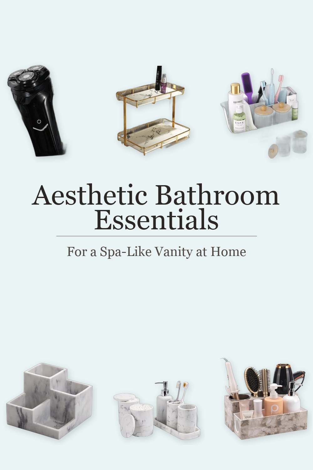 Aesthetic Bathroom Essentials for a Spa-Like&nbsp;Vanity