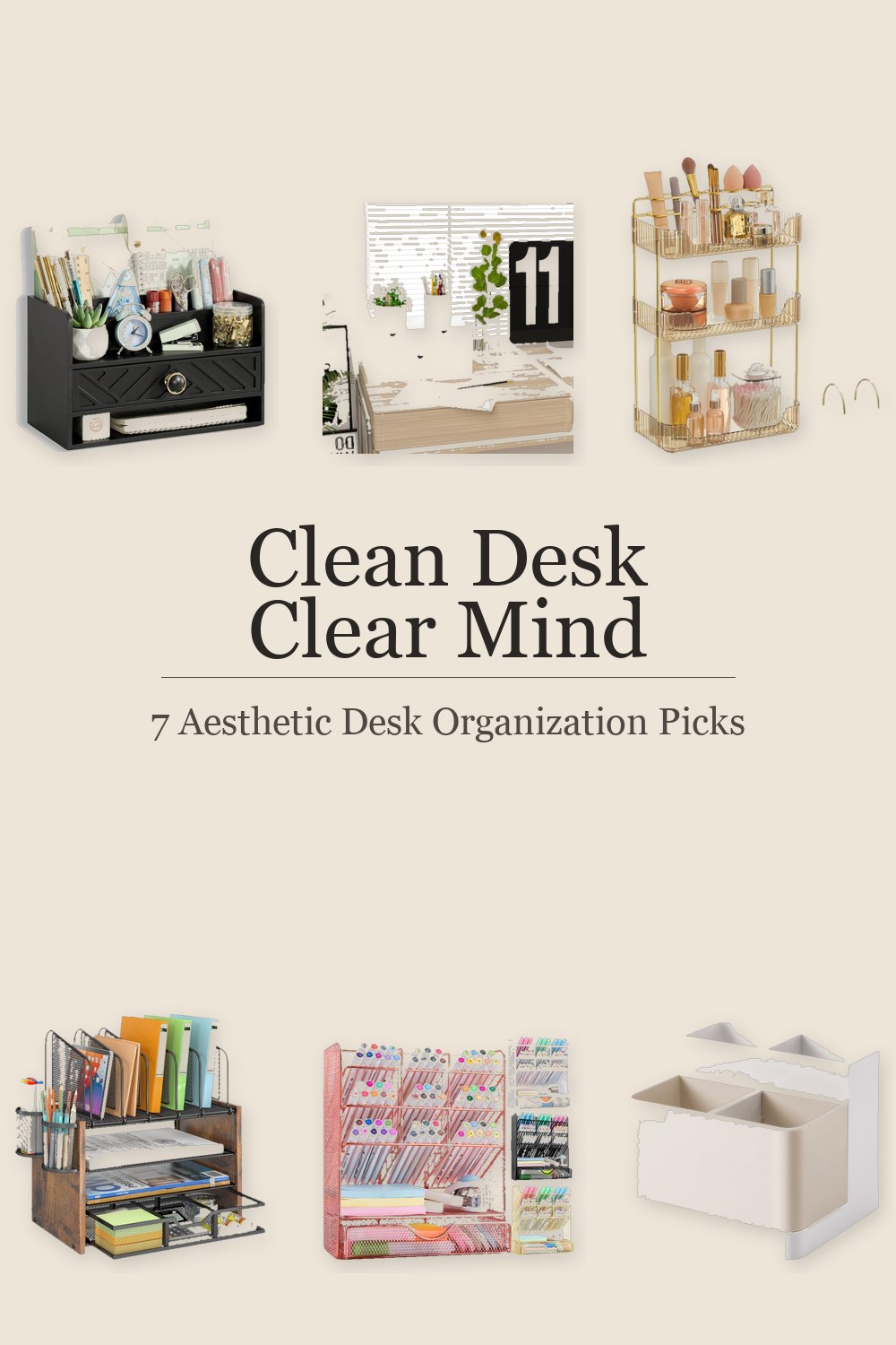 Clean Desk, Clear Mind: 7 Aesthetic Desk Organization&nbsp;Picks