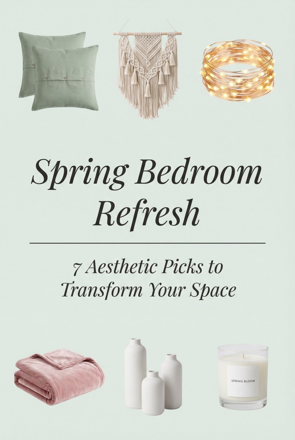 Spring Bedroom Refresh: 7 Aesthetic Picks to Transform Your&nbsp;Space