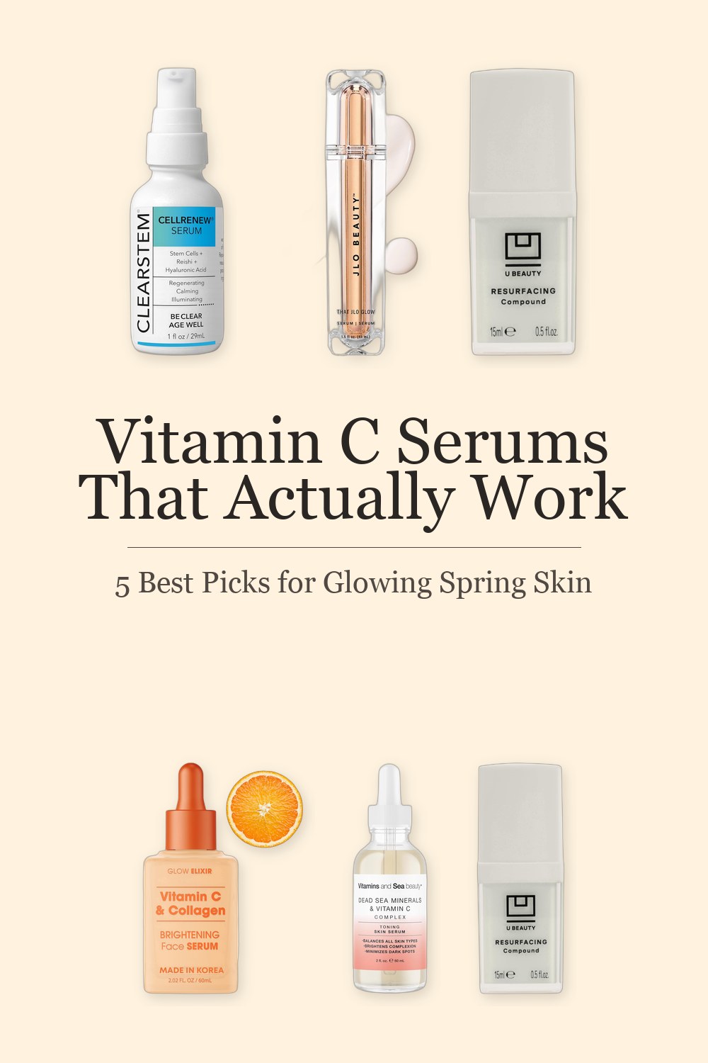 Glow Up This Spring: 5 Best Vitamin C Serums on Amazon